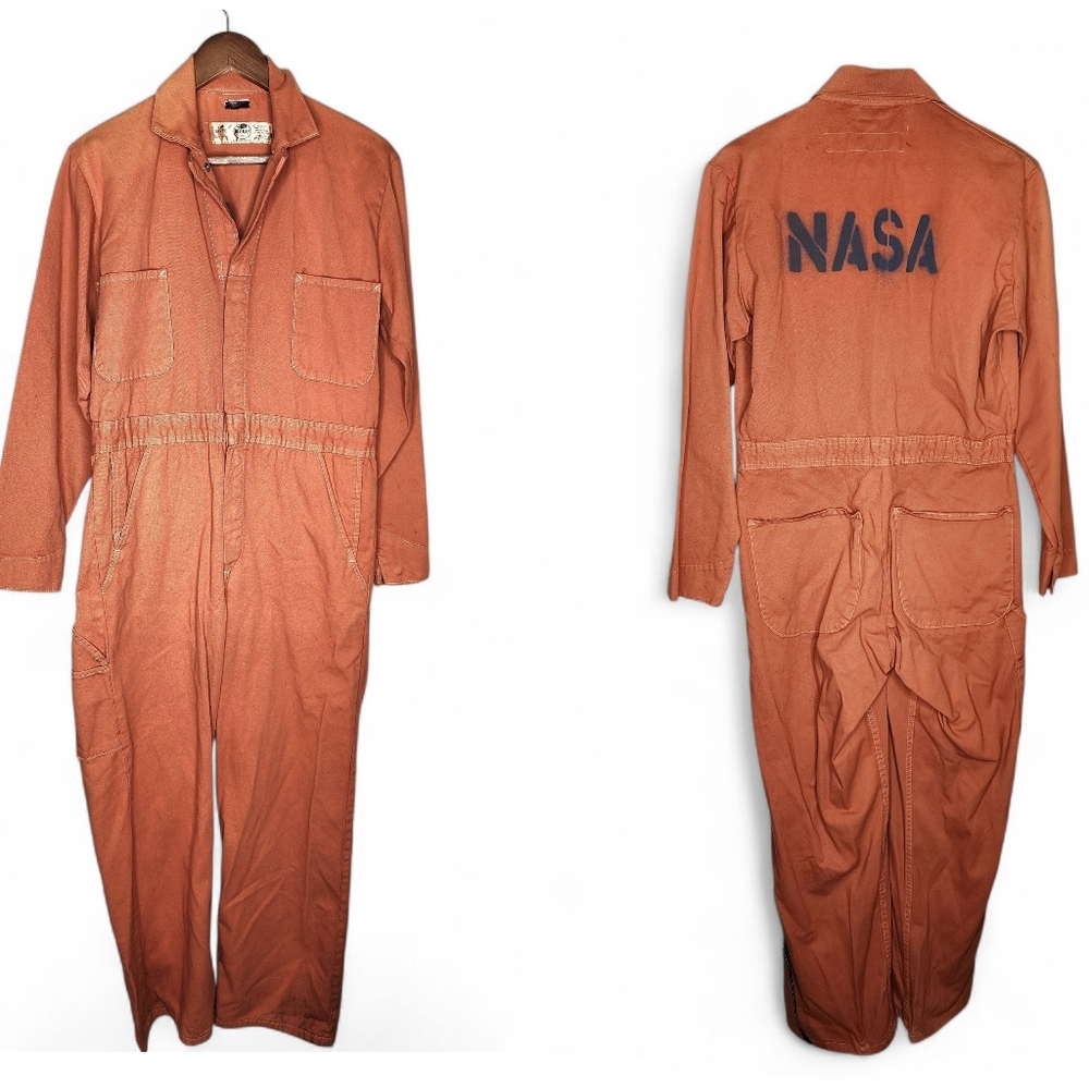 Red Kap NASA Orange Jumpsuit Size 38/S Universal Studios Wardrobe